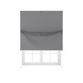 Umbra Nightfall Charcoal Blackout Curtains 51 in. W X 72 in. L 1018181-149